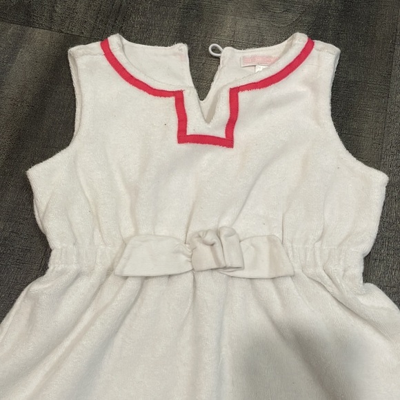 Janie and Jack white terry cloth swim coverup - Picture 2 of 4